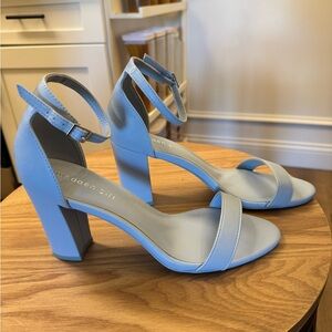 Madden Girl Light Blue Block Heels